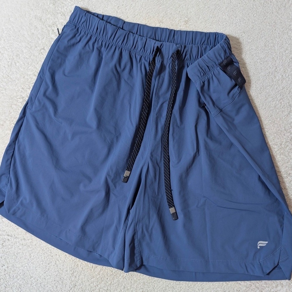 Fabletics Shorts Mens XXL 34/7 Classic Indigo Stretch Athletic Training Pocket